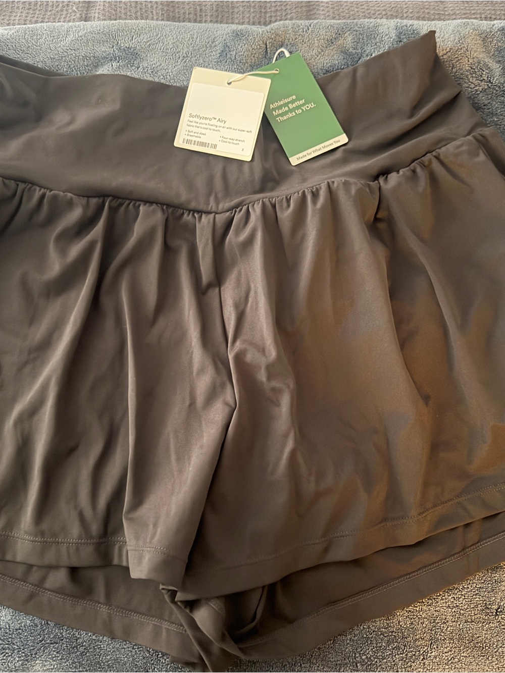 HALARA Women's Softspun Athletic Shorts in Brown